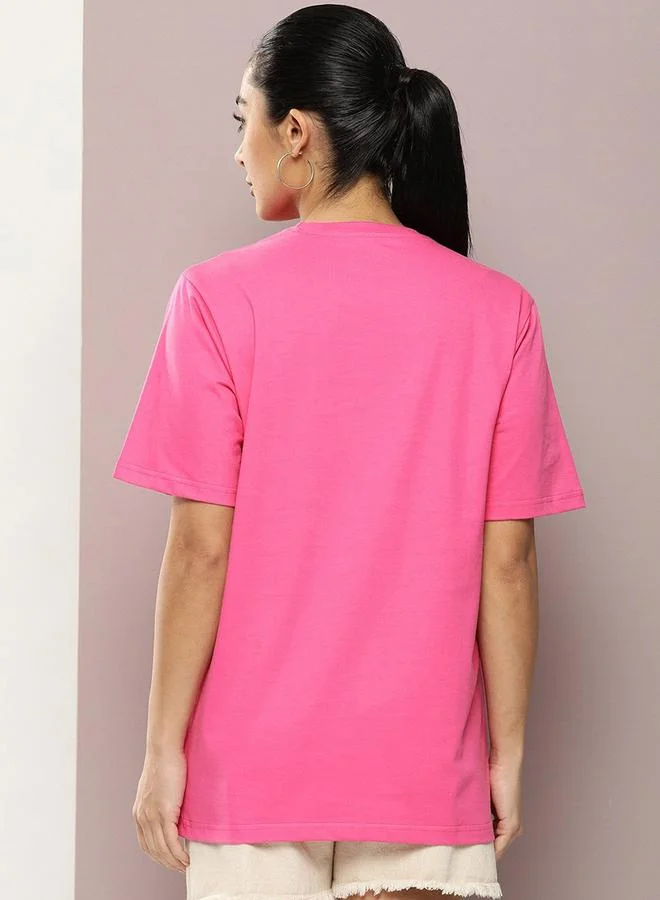 Dillinger Oversized Flower Graphic Print T-Shirt by Styli