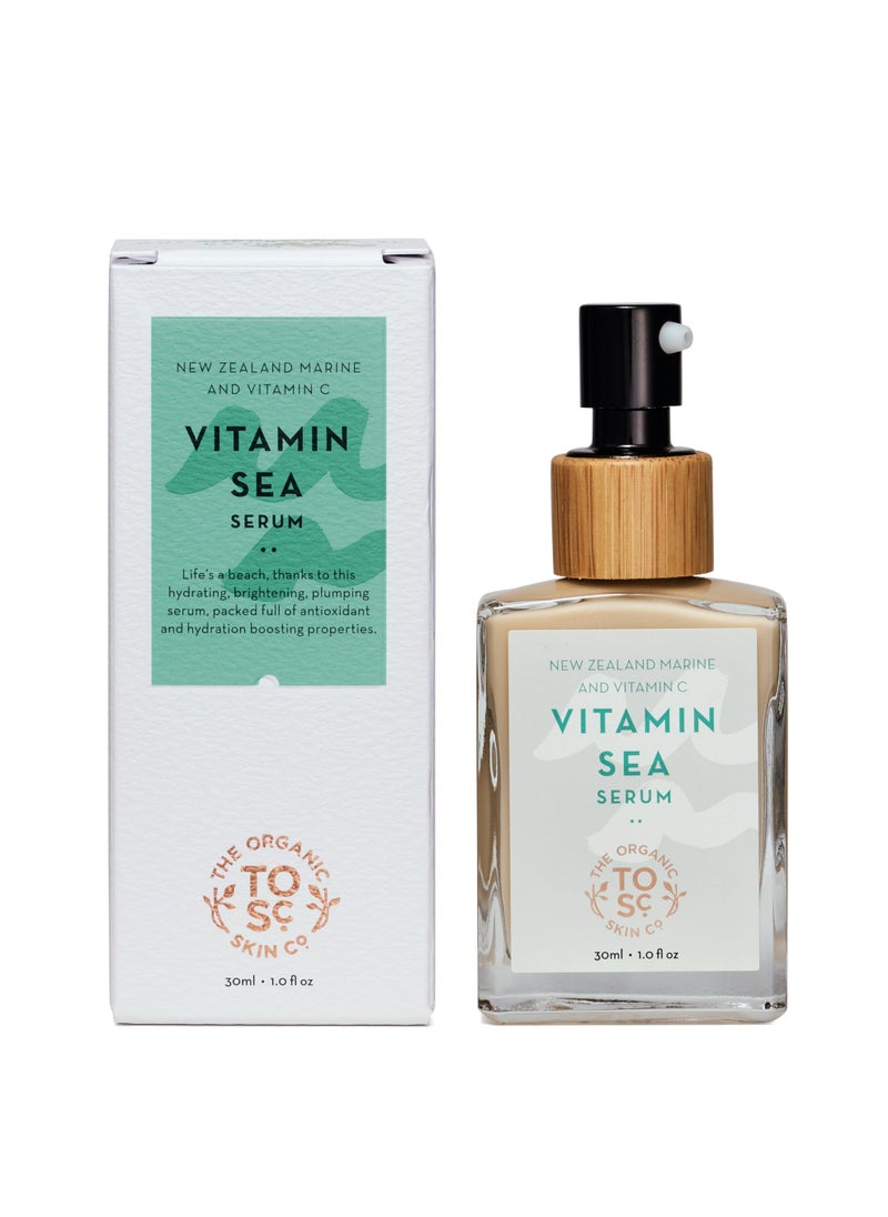 THE ORGANIC SKIN CO. - Vitamin C Face Serum for Glowing Skin | Rejuvenating Vitamin C Brightening Serum with Hydrating Organic Face Oils | Anti Aging Vegan Collagen Boosting Antioxidant Serum for Face Care for Women (30mL) - Image 1