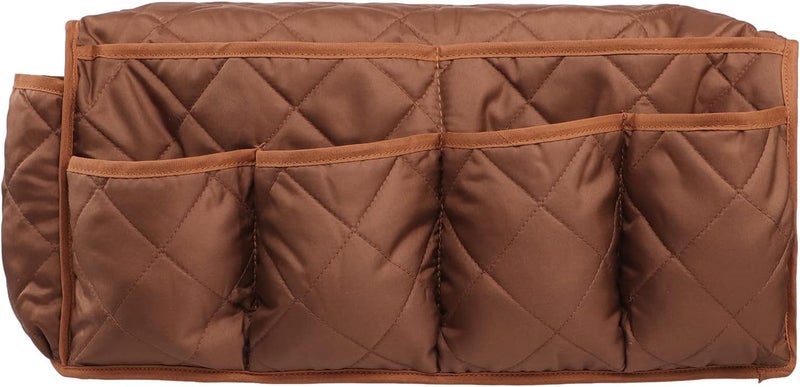 Holiberty 2 in 1 Waterproof Armrest Covers Sofa Arm Organizer with 14 Pockets for Tablet Magazines TV Remote Holder, Anti-Slip Recliner Couch Armchair Slipcover Furniture Sofa Arm Protector Storage Caddy Pouch - Image 3