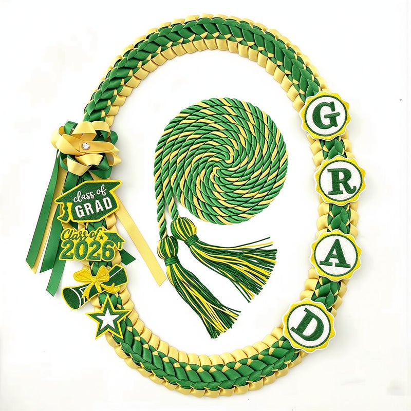 Graduation Braided Honor Cord 2026 Silk Ribbon Premium Soft Class Keepsake Decor - Image 4
