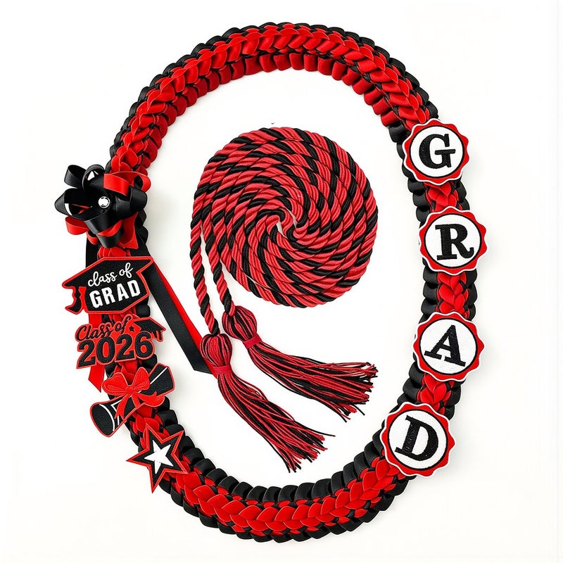 Graduation Braided Honor Cord 2026 Silk Ribbon Premium Soft Class Keepsake Decor - Image 5