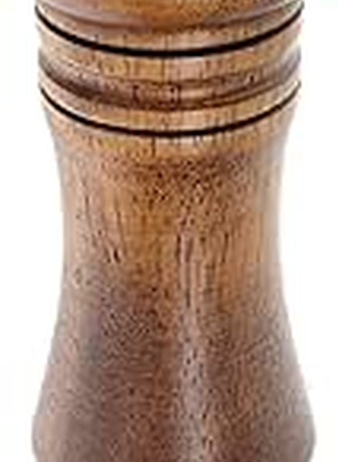 Vintage Oak Wood Manual Pepper Grinder with Ceramic Core Salt Mill Kitchen - Image 1