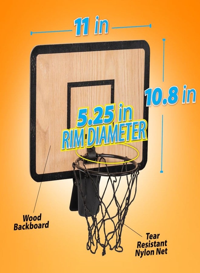 Twiddler Toys Basketball Trash Can Hoop - Mini Clip On Basketball Hoop with Backboard for Office and Bedroom Garbage Can - Fun Novelty Gag Gift - Image 4