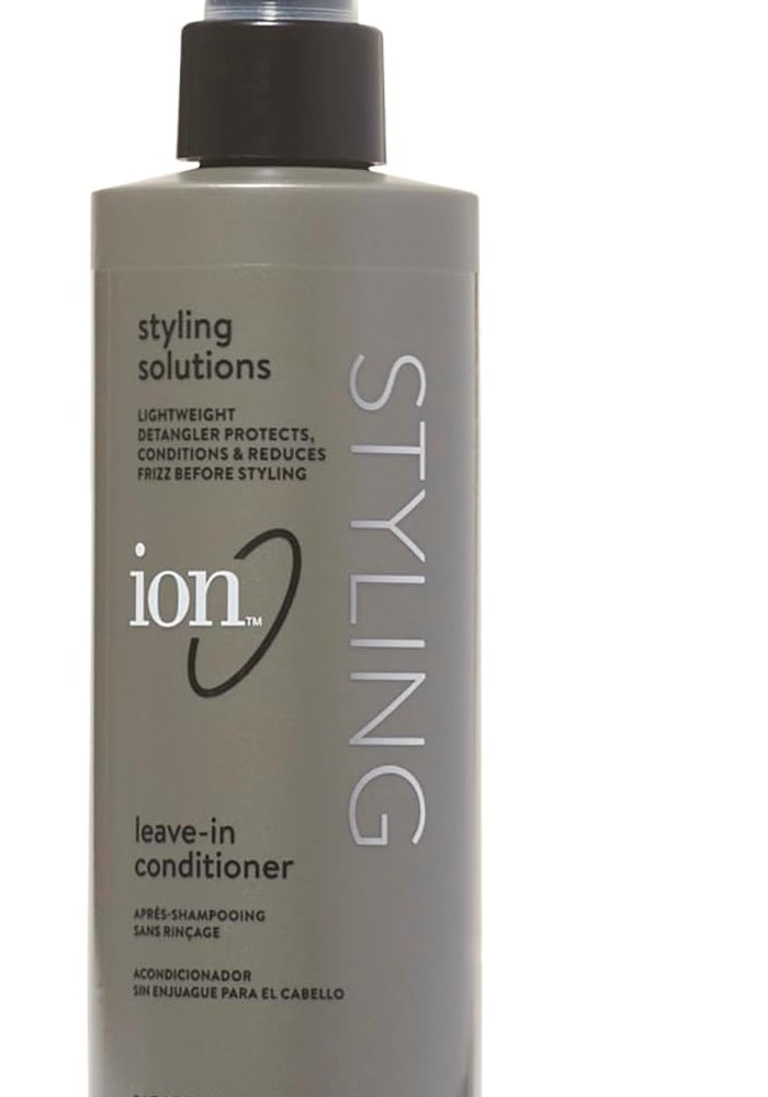 ION Styling Leave In Conditioner Spray, 8 Fl Oz - Lightweight Detangler for Dry, Brittle, or Coarse Hair, Anti-Frizz, Paraben Free - Image 1