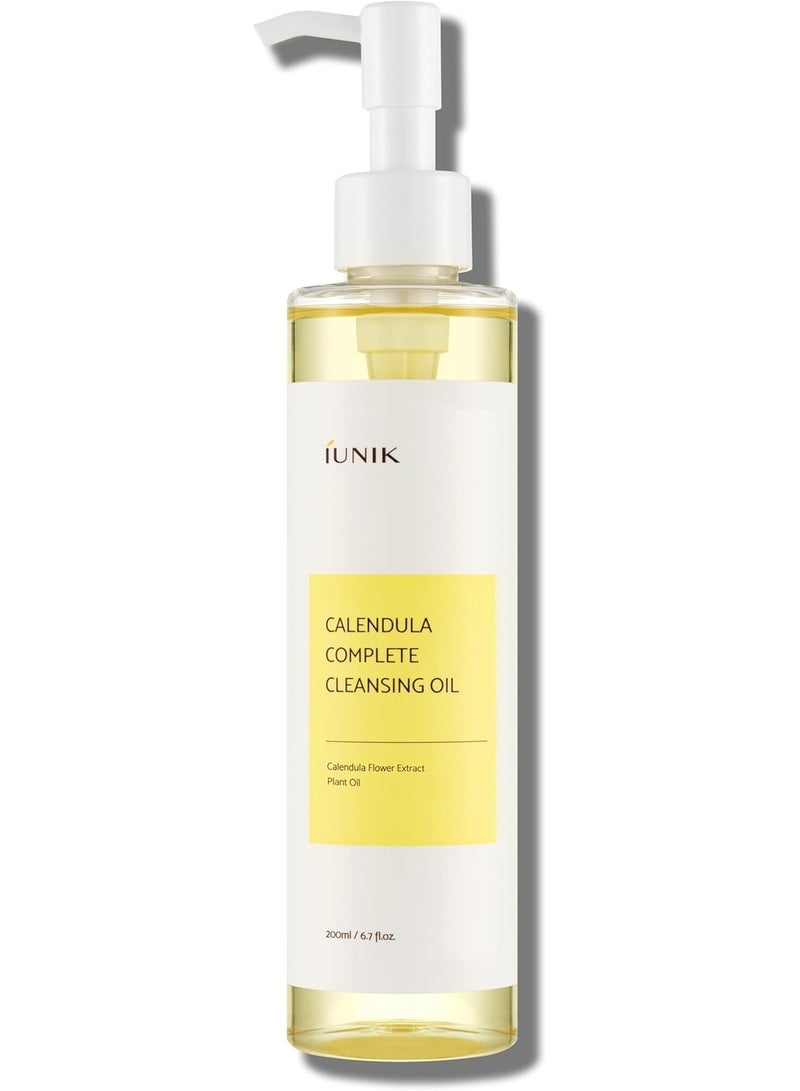 Iunik Calendula Complete Cleansing Oil, 200 ml - Image 1
