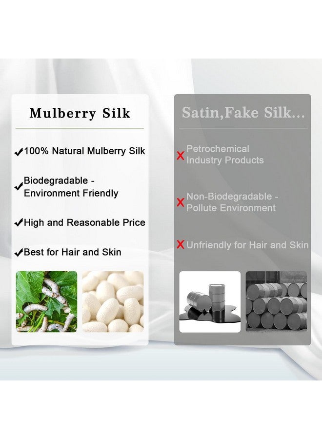 ZIMASILK ZIMASILK 100% Pure Mulberry Silk Pillowcase for Hair and Skin Health,Soft and Smooth,Both Sides Premium Grade 6A Silk,600 Thread Count,with Hidden Zipper,1pc(Standard 20''x26'',Light Blue) - Image 5