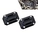 Hugwits 2 PCS Motorcycle Engine Guard Protector Blocks HeavyDuty Bumper Crash Pads AntiScratch Drop Frame Guard Universal Fit for Most Motorcycles Black - Image 2