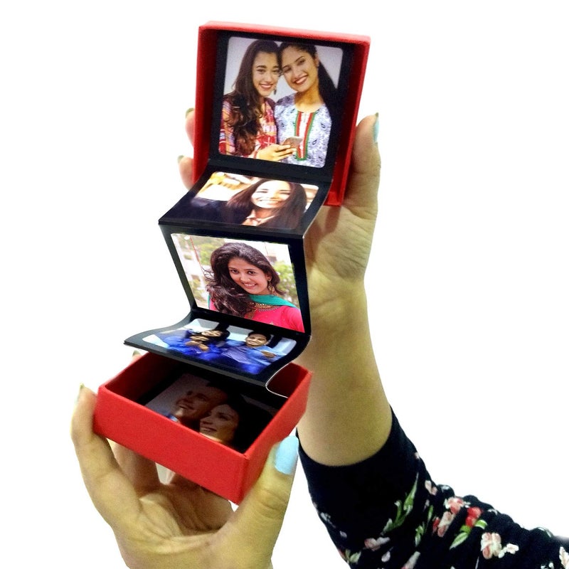 exciting Lives صندوق هدايا منبثق مخصص مع 6 صور - هدية لعيد الميلاد، يوم عيد الميلاد، عيد الميلاد، الذكرى السنوية، هدية للزوج، الزوجة، الصديقة، الصديق، الأخ، الأخت - Image 5