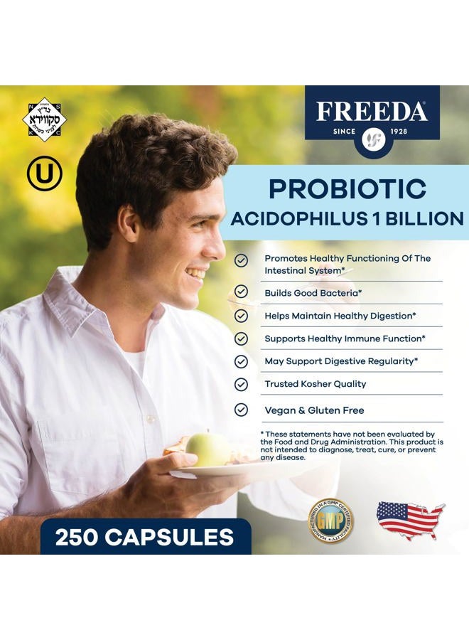 Freeda Probiotics Acidophilus 1 Billion - 100 Capsules - Image 2