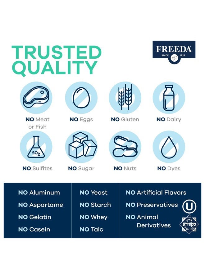 Freeda Probiotics Acidophilus 1 Billion - 100 Capsules - Image 4