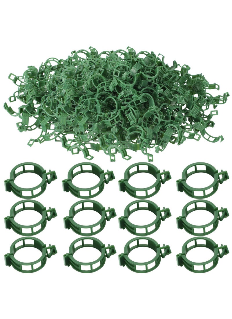 Generic 300 Pieces Green Plastic Plant Clips for Vegetable Root and Stem Support - Essential Gardening Accessories for Farmers, Gardeners, and Home Gardens. Perfect for Plant Tying and Rattan Tools.  - Image 1