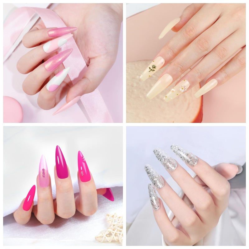 COSCELIA 53pcs Gel Nail Polish Kit with U V light and Drill Starter Kit 35 Colors Gel Nail Polish with 5pcs Top Base Coat Nail Art Professional Gel Manicure Kits Gifts for Women Teens Girls - Image 3