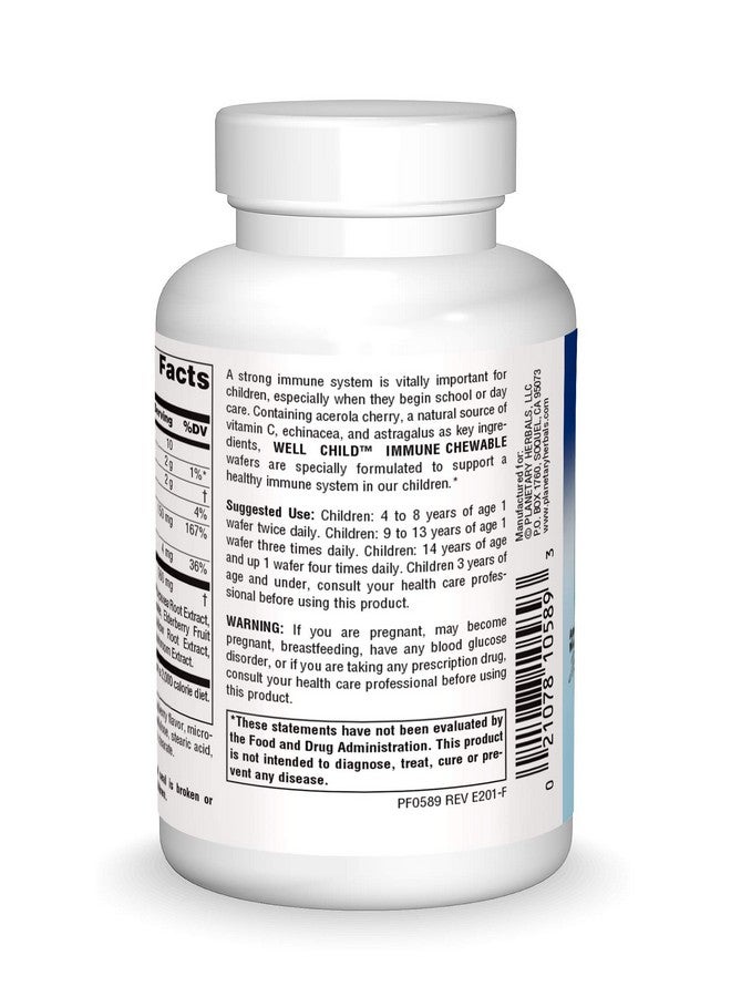 Planetary Herbals Well Child Immune Chewable Wafers, 30 Count - Image 2