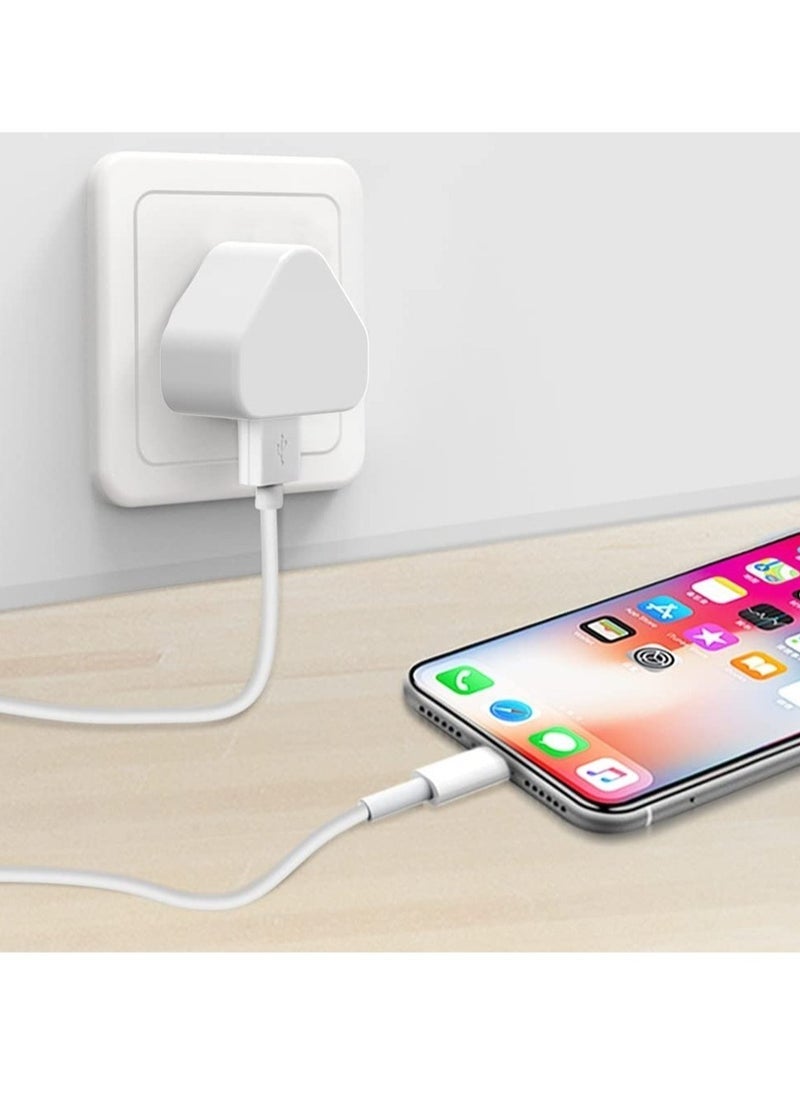 Gravity 5V 1A Power Adapter Supply, USB Charger Cable and Plug Compatible for i Phone 5S, 6, 6S, 6 Plus, 6S Plus, 7, 7 Plus, 8, 8 Plus, XS, X, XS Max, 11, XR, i Pod Touch 5G Power Cord - Image 5