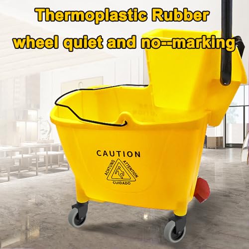 AAGUT Mop Bucket Wheels Replacement 3", Non-Marking TPR Castors Compatible with Rubbermaid Models 7570-L2, 7571,7580,7581,7582 7583, Set of 4 - Image 3