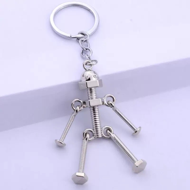 Exquisite Perfume Bottle Keychain Alloy Accessories Inlaid With Rhinestone Keychain Creative Pendant Keychain Small Gift - Image 1