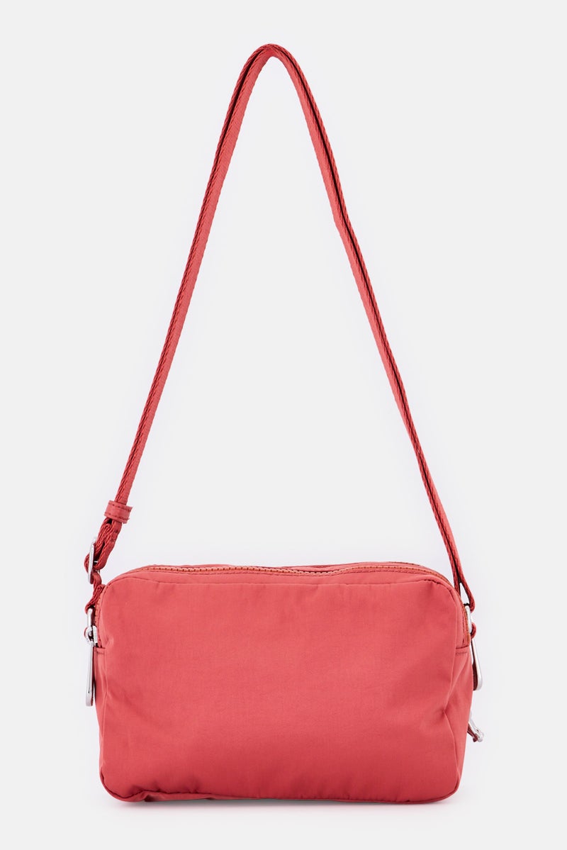 kipling حقيبة كتف نسائية بشعار العلامة التجارية، بني صدئ - Image 2