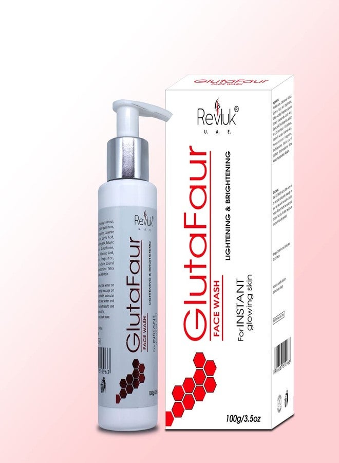 Revluk-Glutafaur Face Wash- Lightening & Brightening Advanced Deep Face Cleansing Formula for Instant Glowing Skin 100 gm - Image 1