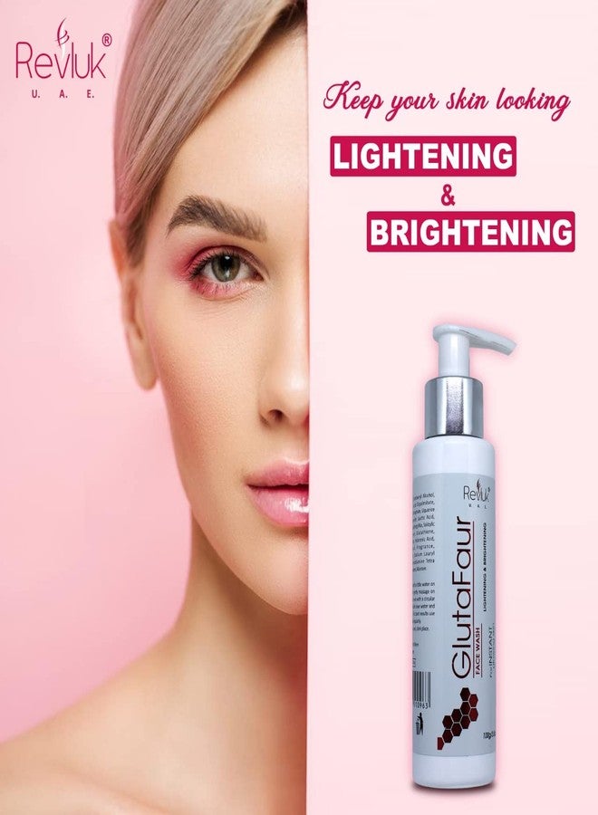 Revluk-Glutafaur Face Wash- Lightening & Brightening Advanced Deep Face Cleansing Formula for Instant Glowing Skin 100 gm - Image 5