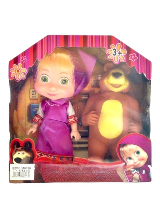 Masha And The Bear Doll Playset For Kids - Image 1