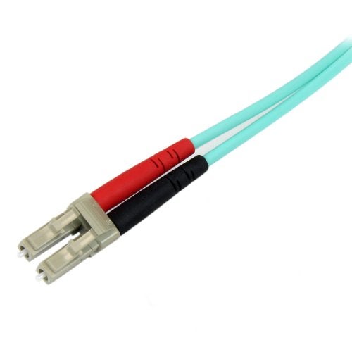 StarTech.com 10m (30ft) LC/UPC to SC/UPC OM3 Multimode Fiber Optic Cable, Full Duplex 50/125, 100G, LSZH Fiber Jumper Cord - Image 2
