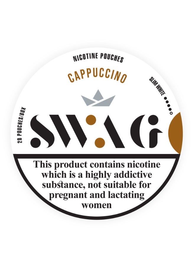 Swag حقائب نيكوتين سواغ - كابتشينو 4 نقاط - Image 1