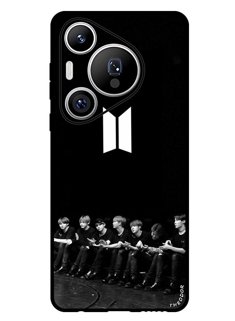 Theodor Protective Case Anti Scratch Shock Proof Bumper Cover For Huawei Pura 70 BTS member - Image 1