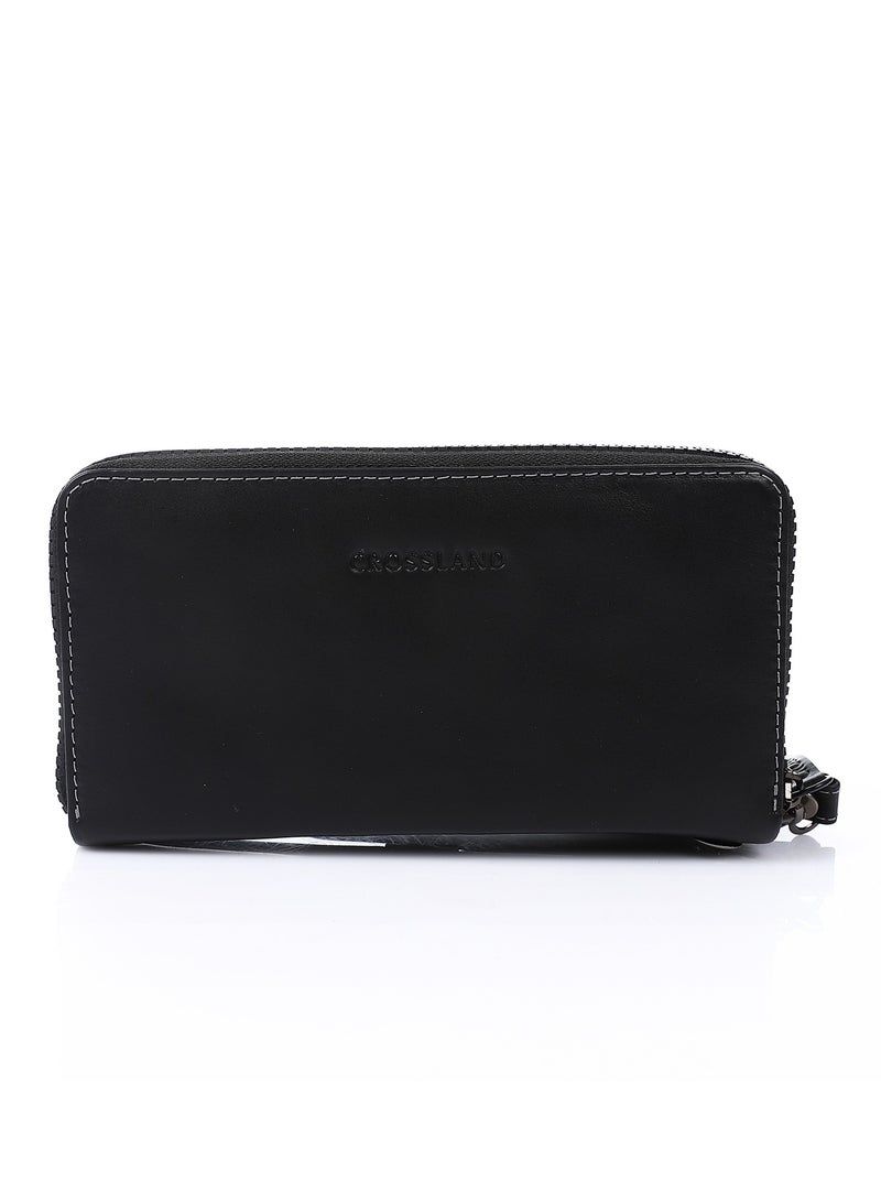 Crossland CROSSLAND Genuine Leather Clutch Handbag For Men With Magnetic and Zipper Closure For Extra Security - Image 3