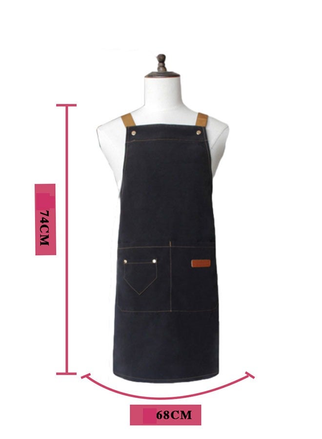 68x74CM Waterproof And Oil-Proof Apron Men Women Simple Restaurant Work Clothes - Image 2