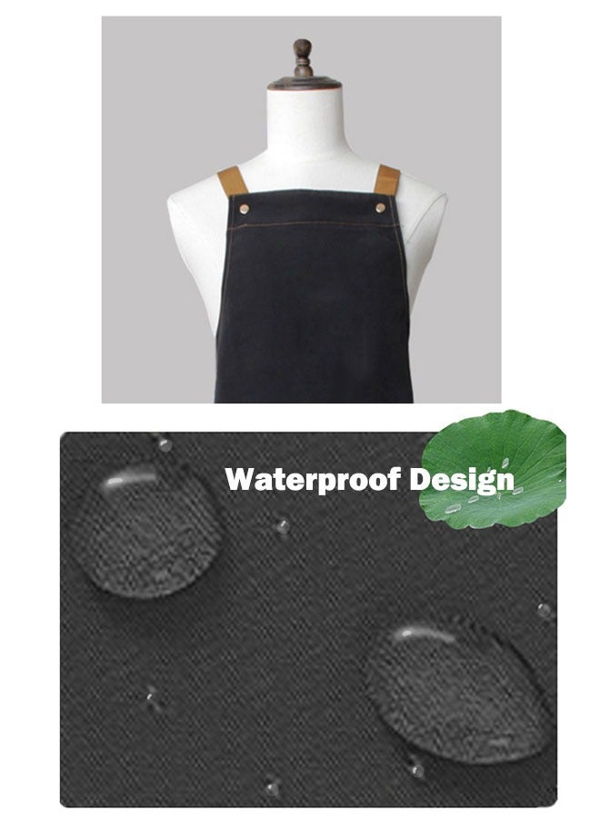68x74CM Waterproof And Oil-Proof Apron Men Women Simple Restaurant Work Clothes - Image 3
