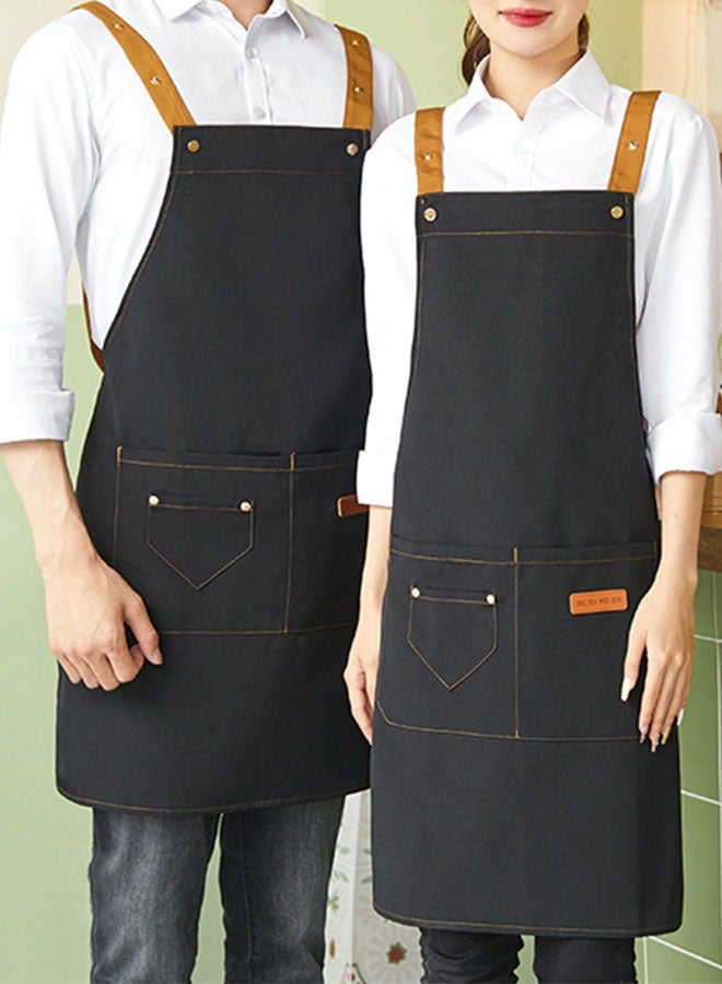 68x74CM Waterproof And Oil-Proof Apron Men Women Simple Restaurant Work Clothes - Image 1