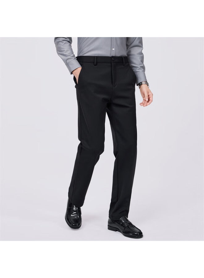 Septwolves Thickened Casual Pants Autumn Wool Blend Knit Casual Versatile Pants For Men Youth Business Commuting Pants - Image 2