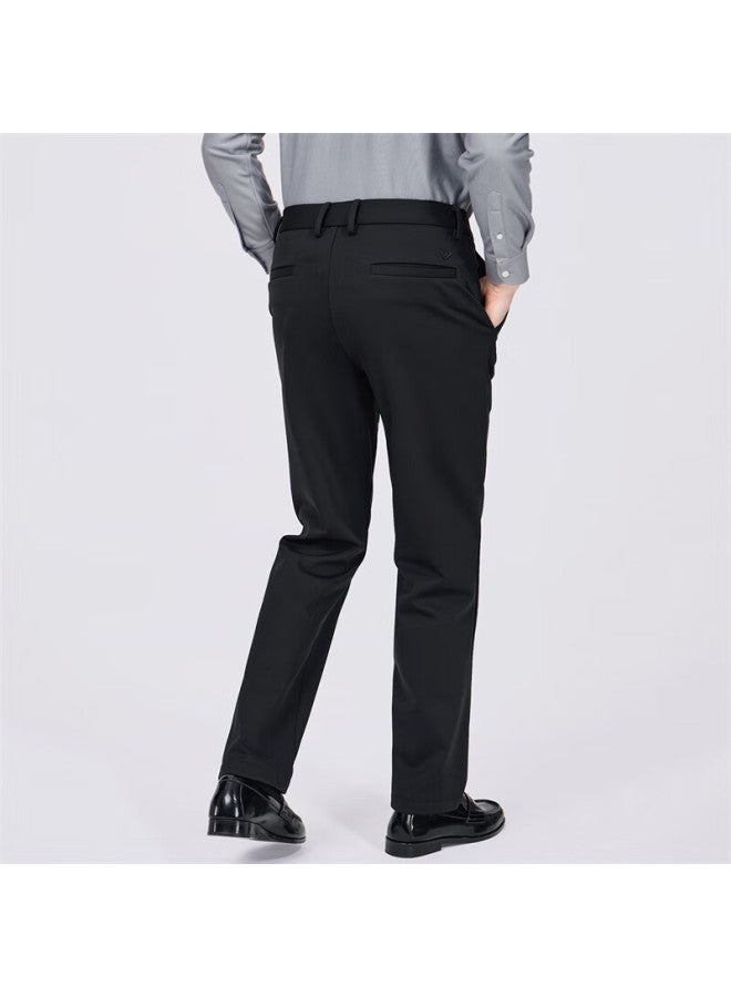 Septwolves Thickened Casual Pants Autumn Wool Blend Knit Casual Versatile Pants For Men Youth Business Commuting Pants - Image 3
