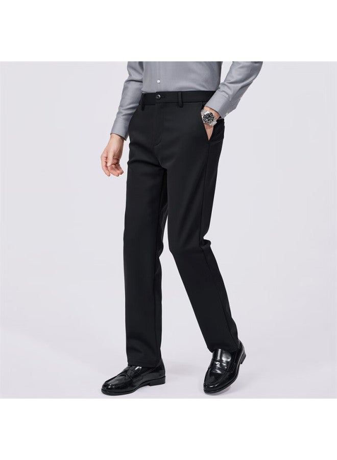 Septwolves Thickened Casual Pants Autumn Wool Blend Knit Casual Versatile Pants For Men Youth Business Commuting Pants - Image 1