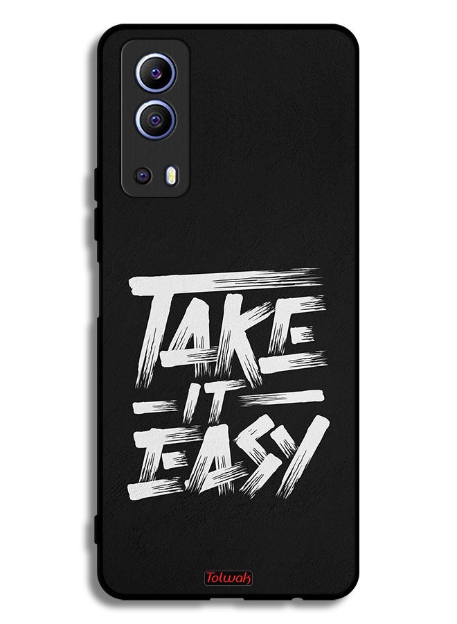 Tolwak Vivo iQOO Z3 5G Protective Case Cover Take It Easy - Image 2
