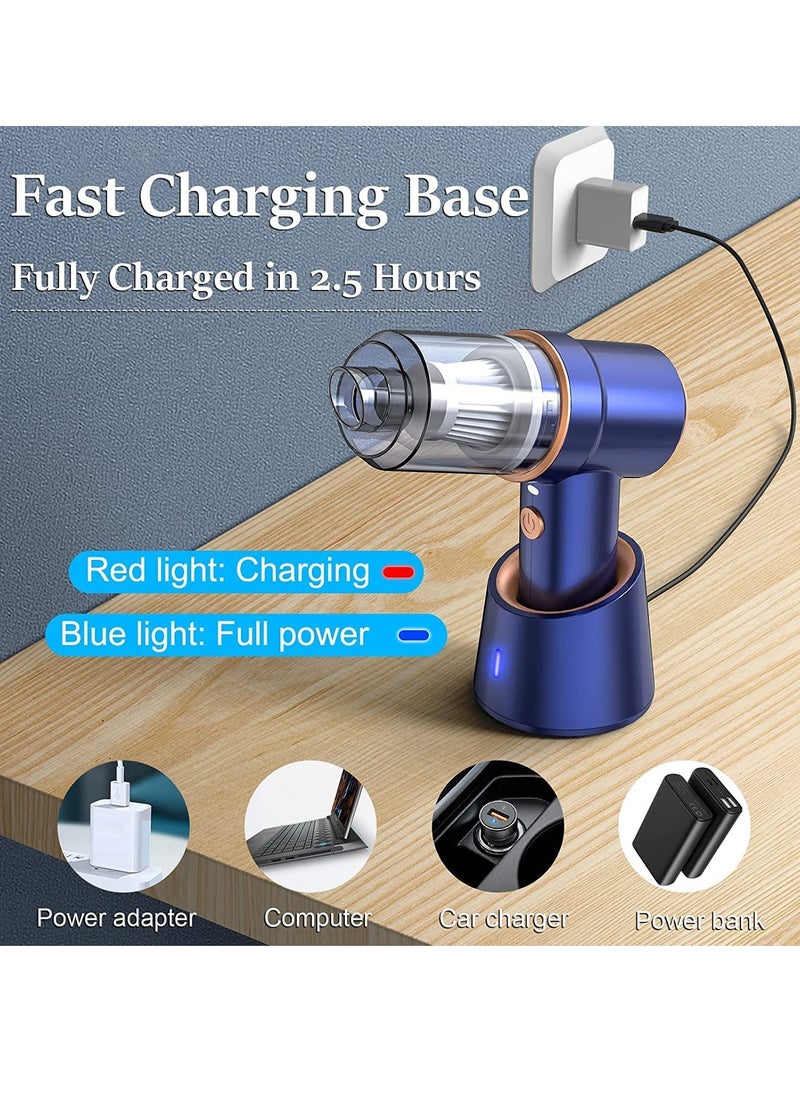 SYOSI - Air Duster Compressed Electric Air Duster Cleaner for PC Rechargeable 6000mAH Cordless Air Cleaner Blower for Laptop Keyboard Electronics Home Cleaning Alternative to Canned Air Duster - Image 1