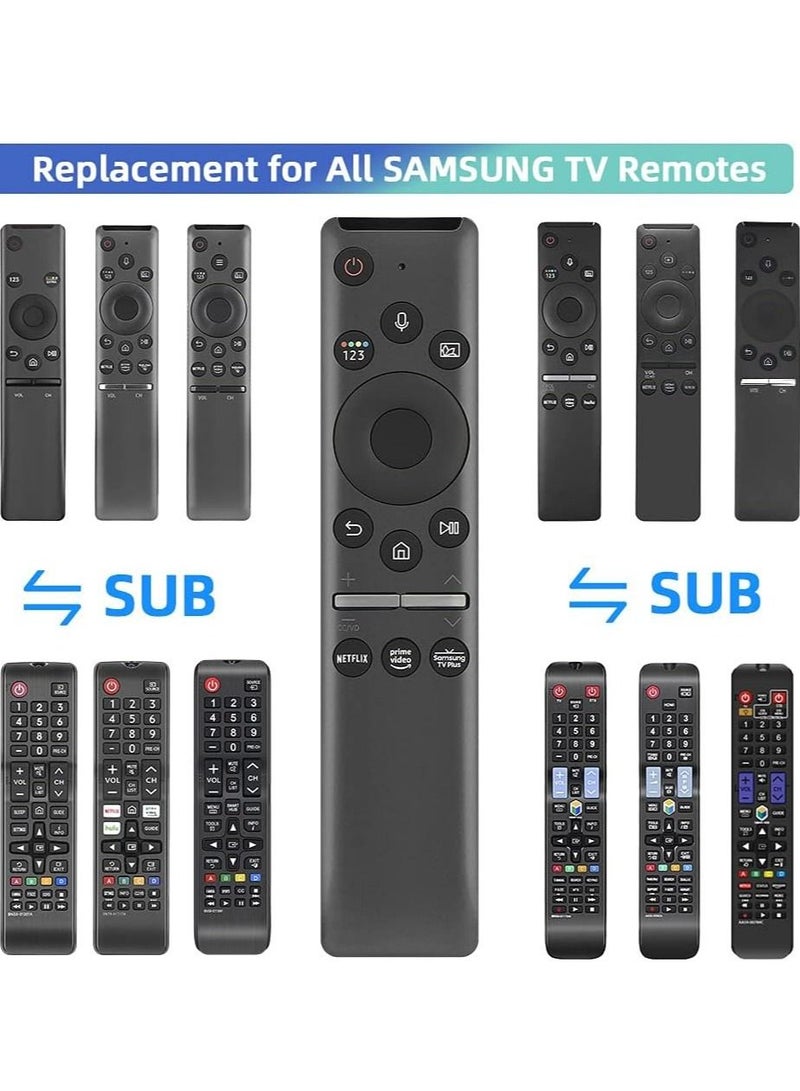 Phone Planet Universal Voice Remote Control for Samsung TV Remote All Samsung LED QLED UHD SUHD HDR LCD HDTV 4K 3D Curved Smart TVs, with Shortcut Buttons for Netflix, Prime Video, - Image 3