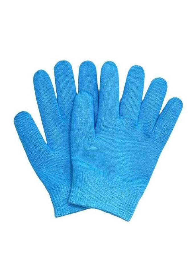 سبا سيستم - قفازات جل لترطيب اليدين ازرق