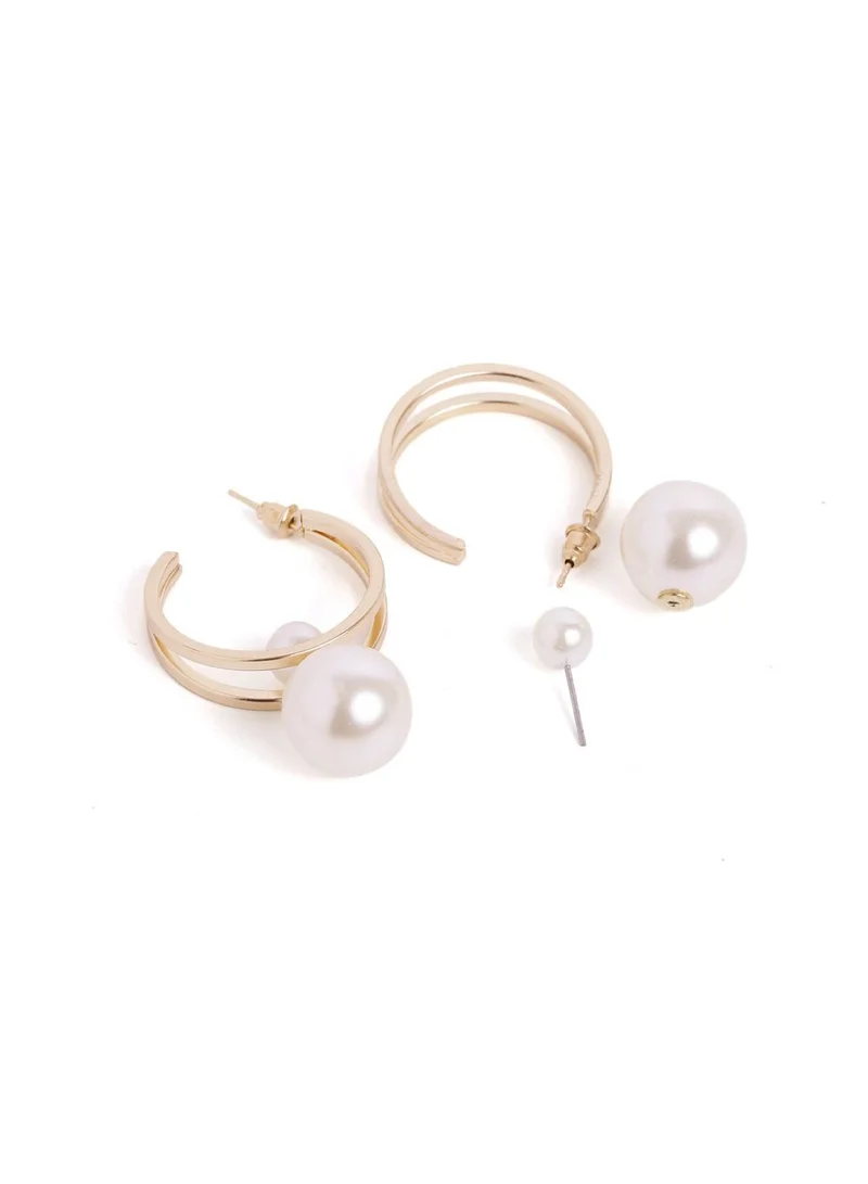 Priyaasi Contemporary Brass Drop Earrings