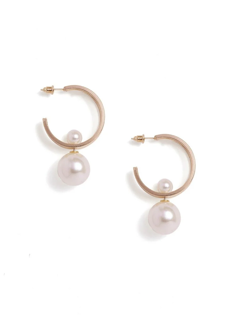 Priyaasi Contemporary Brass Drop Earrings