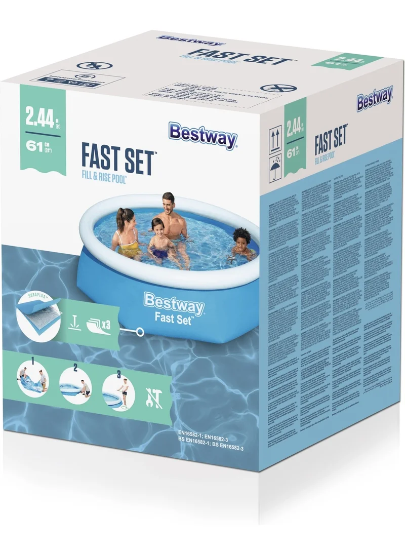 Bestway Large Inflatable Pool 2.44 M x 61 cm 57448