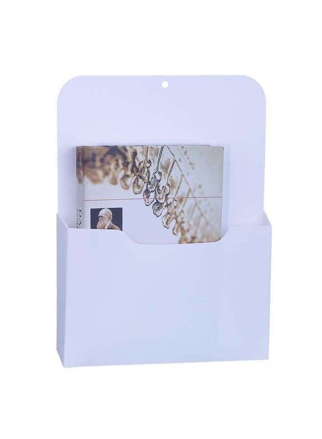 Antner Magnetic Wall File Letter Size Magnetic File Holder Office Supplies Letter Notebooks Mail Pocket Organizer, White - Image 2