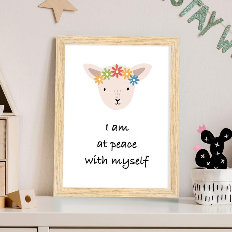 ArtX Paper Motivational Quotes Wall Paintings For Kids Room, Wall Frame, Decoration, A4 Size, Multicolor, Synthetic Wood, Set Of 6 - Image 5