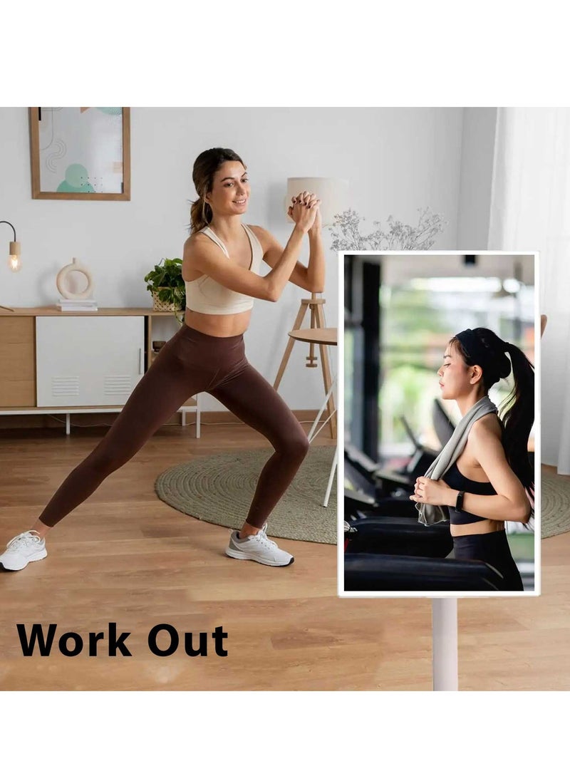 Generic - 21.5 Inch Portable Smart Monitor, 1080 x 1920 IPS Swivel Screen, Portable Touch Screen, Wireless on Wheels, Built-in 7800mAh Battery, for Watching TV, Video Streaming, Live Streaming - Image 1