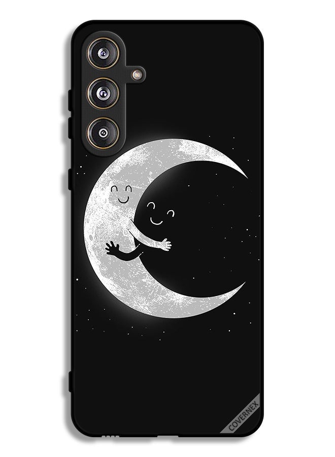 Covernex Samsung Galaxy F55 5G Protective Case Cover Moon & Dark Sky Hug - Image 1