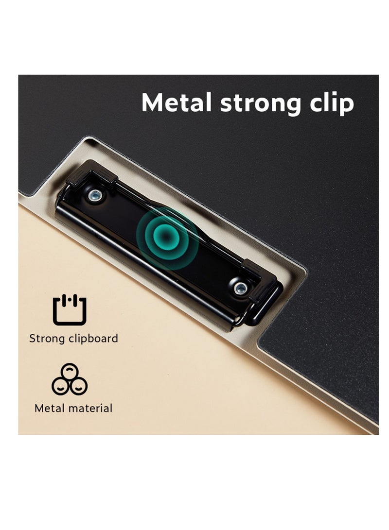 NUSIGN A4 Size Clipboard With Strong Clip And Elastic Band - Image 5