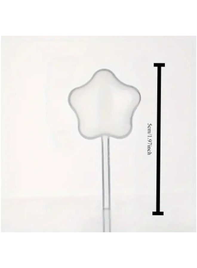 300pcs Transparent Plastic Dropper Straws Multi Shape For Drinks And Desserts - Image 3