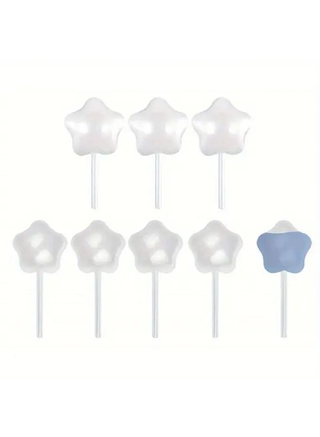 300pcs Transparent Plastic Dropper Straws Multi Shape For Drinks And Desserts - Image 2