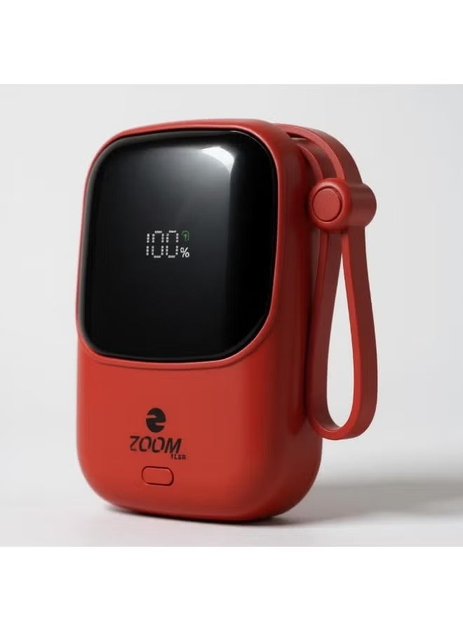 Zoom Plus ZP-33 Premium Portable Battery, 10000mAh Capacity, Fast Charging | Dual USB Ports | Sleek and Slim Design - Image 1