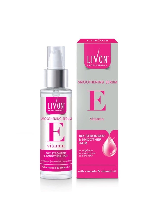 ليفون سيروم ليفون الاحترافي لتنعيم الشعر للنساء والرجال | مع فيتامين هـ والأفوكادو وزيت اللوز | لشعر أنعم وأقوى وخالي من التجعد | خالٍ من البارابين والكبريتات والزيوت المعدنية | لجميع أنواع الشعر | 100 مل - Image 1